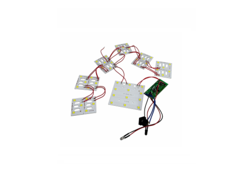 Платы со светодиодами, проводами от лампы для сушки ногтей SUNone, 48W, питание от сети