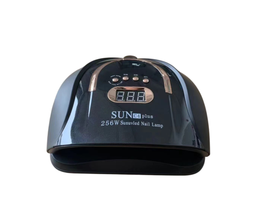 Лампа SUN C4 Plus 256W для сушки ногтей, цвет черный, евровилка