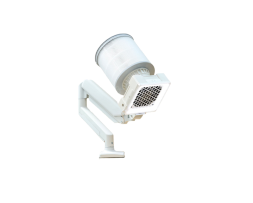 Маникюрная вытяжка на поворотном кронштейне, модель UA-002Arm, 36W+5W (вытяжка + лампа), 220v-240 50Hz