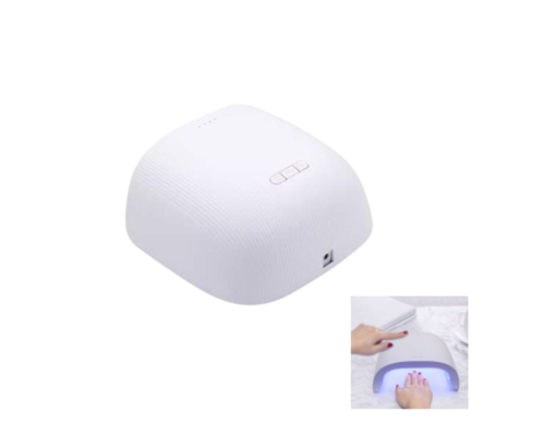 Маникюрная UV лампа U24, 48W, 24 диода, 365nm + 405nm, цвет белый