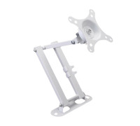 Кронштейн W28 для TV 100*100/75*75 мм, белый цвет, материал железо, с дюбелями, болтами и ключами для установки