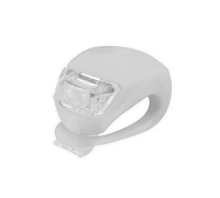 Светящийся маячок белый, брелок на ошейник собак животных