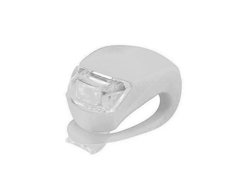 Светящийся маячок белый, брелок на ошейник собак животных