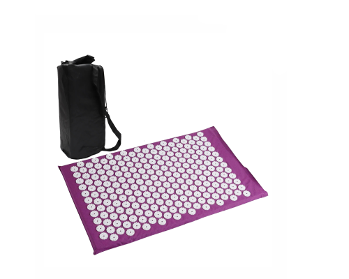 Аппликатор Кузнецова коврик игольчатый для спины фиолетовый