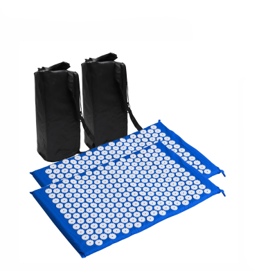 Комплект: 2 коврика синих +поролон+ чехлы