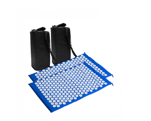 Комплект: 2 коврика синих +поролон+ чехлы