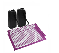 Комплект: 2 коврика фиолетовых +поролон+чехлы2
