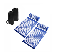 Комплект: 2 Аппликатора Кузнецова комплект синие (2 подушки +2 коврика ) + 2 чехла в подарок