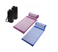 Комплект: 2 Аппликатора Кузнецова комплект синий+фиолетовый (2 подушки +2 коврика ) +2 чехла в подарок