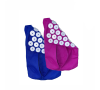 Комплект 2 шт: Коврик для подушки с иголками без наполнителя синий+фиолетовый