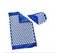 Коврик+чехол для подушки - без наполнителя синий комплект