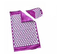 Коврик+чехол для подушки - без наполнителя фиолетовый комплект