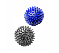 2 мяча массажных синий и серый