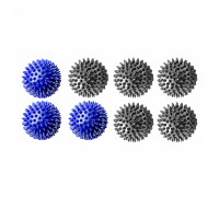 8 мячей массажных (3 синих и 5 серых)