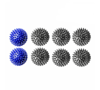 8 мячей массажных (2 синих и 6 серых)