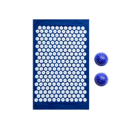 Коврик однослойный синий +2 мяча синих