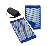 Коврик синий + поролон+ ЧЕХОЛ+ коврик однослойный синий