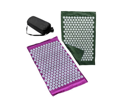 Коврик фиолетовый+поролон+ЧЕХОЛ+ коврик однослойный оливковый