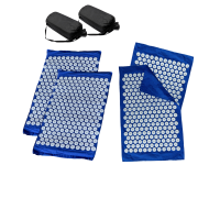 Комплект: 2 коврика синих +поролон+ 2 ЧЕХЛА+2 коврика однослойных синих