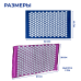 Комплект: 2 коврика фиолетовых +поролон+ 2 ЧЕХЛА+2 коврика однослойных синих