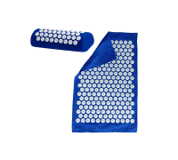 Подушка синяя +поролон+ коврик однослойный синий