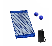 Коврик синий + поролон+ ЧЕХОЛ+ 2 мяча синих