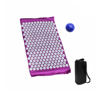 Коврик фиолетовый+поролон+ЧЕХОЛ+ мяч синий