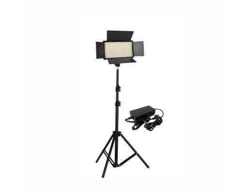 Светодиодная панель U801 со шторками и регулировкой яркости на штативе для фотосъемки