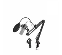 Настольная стойка пантограф ST-3591 для микрофона до 1.6 кг с пауком, поп-фильтром, держателем кабеля и усиленной струбциной