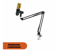 Держатель для микрофона «прищепка» с переходником и креплением для пантографа, в комплекте 5 шт.