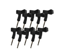 Держатель для микрофона «прищепка» с переходником и креплением для пантографа, в комплекте 10 шт.