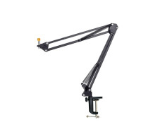 Настольная стойка усиленный пантограф ST-3522 с усиленной струбциной для микрофона весом до 1.6 кг и металлическим переходником резьбой 5/8