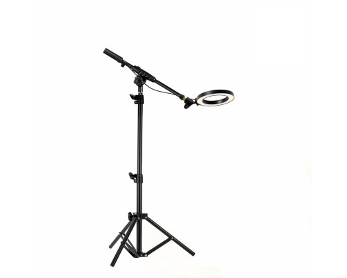 Напольный светильник JLG-1 со светодиодной лампой диаметром 16 см на штативе JBH