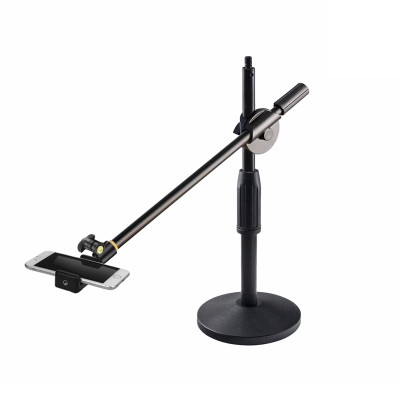 Настольная стойка для горизонтальной съемки сверху ZM-PRO63P с держателем для телефона на шарнире