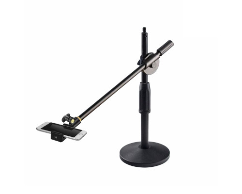 Настольная стойка для горизонтальной съемки сверху ZM-PRO63P с держателем для телефона на шарнире