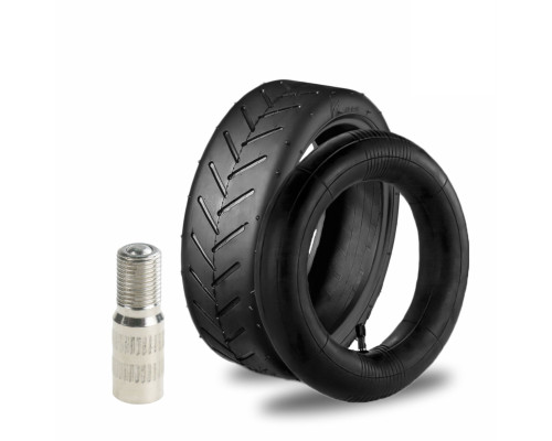 Камера с покрышкой для электросамоката Xiaomi, резиновая, размер 8 1/2"x 2", и удлинитель ниппеля