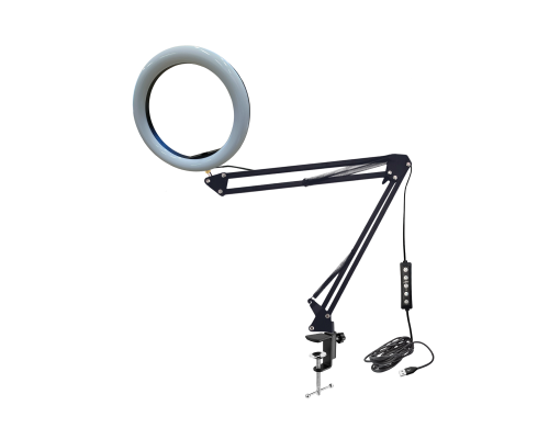 Настольная лампа светильник NBL-26 диаметром 26 см на пантографе 