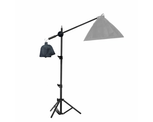 Напольная стойка журавль JBH-63HB для легких софтбоксов с крючком и сумкой для противовеса