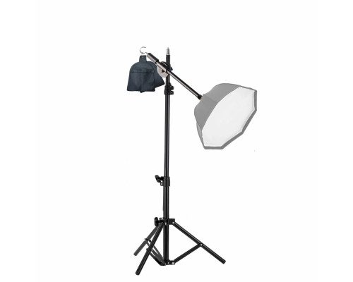 Напольная стойка журавль JBH-35HB для легких софтбоксов с крючком и сумкой для противовеса