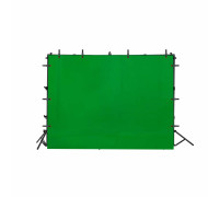 Переносной каркас KF-300ZFP-2 с регулировкой по высоте до 200 см и ширине до 300 см с фотофоном 2х3 м и прищепками