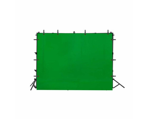 Переносной каркас KF-300ZFP-2 с регулировкой по высоте до 200 см и ширине до 300 см с фотофоном 2х3 м и прищепками