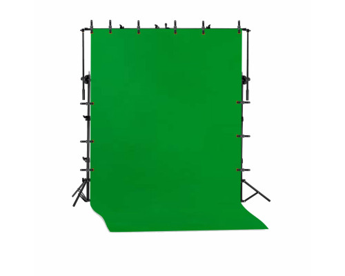 Переносной каркас KF-300VFP-3 с регулировкой по высоте до 250 см и ширине до 300 см с фотофоном 3х3 м и прищепками