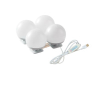 Подсветка для зеркала, 4 лампочки с регулировкой яркости