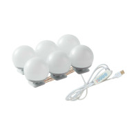 Подсветка для зеркала, 6 лампочек с регулировкой яркости