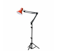 Напольная лампа с красным абажуром LR-PJ на пантографе на штативе JBH