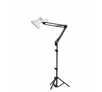 Напольная лампа с белым абажуром LW-PJ на пантографе на штативе JBH