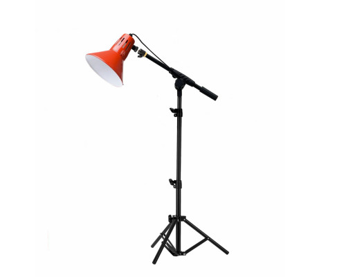 Напольный светильник JBAR-35 с красным абажуром на штативе JBH