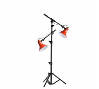 Напольный светильник JBAR-2 с красными абажурами на штативе JBH