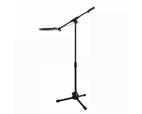 Напольный светильник ML-20 со светодиодной лампой RGB диаметром 20 см на штативе  ML