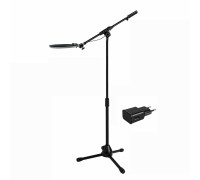 Напольный светильник ML-20A со светодиодной лампой RGB диаметром 20 см с адаптером на штативе ML